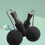 Silent Indoor kabelloses Springseil 6,5 cm mit Doppel-Lager und Gewichtskugel 10