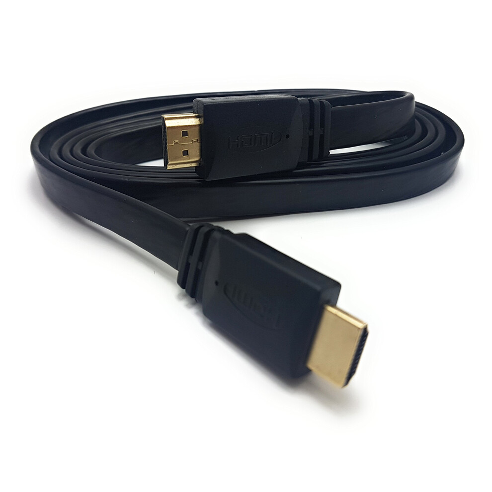 Flat Hdmi Cable 1.5M Ultra Hd 4K 3D Compatible Ethernet Goldplated 9426802644531
