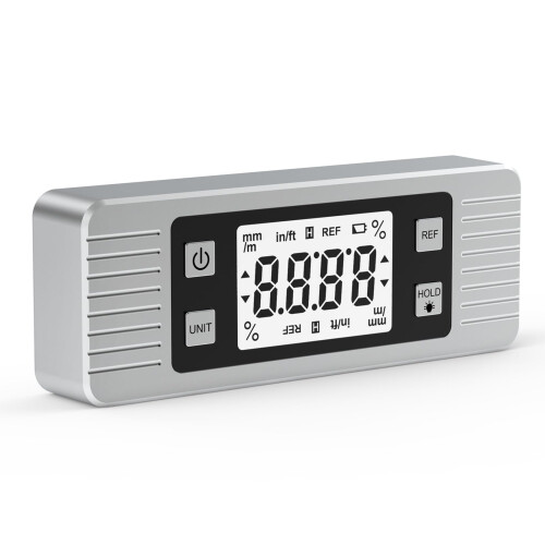 Digital Angle Magnetic Protractor Inclinometer, Angle Finder Box, Digital Readout, Attachment Secure