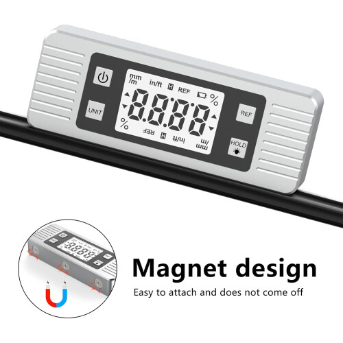 Sanfoelek Digital Angle Gauge Protractor Inclinometer Angle Finder Magnetic Angle Cube Level Box 1