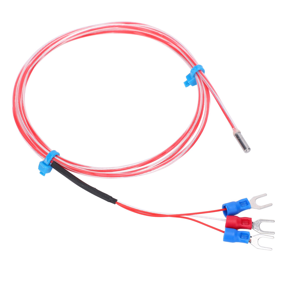 PT100 Waterproof Temperature Sensor 3x20mm Thermistor Probe 50-300C (2m)