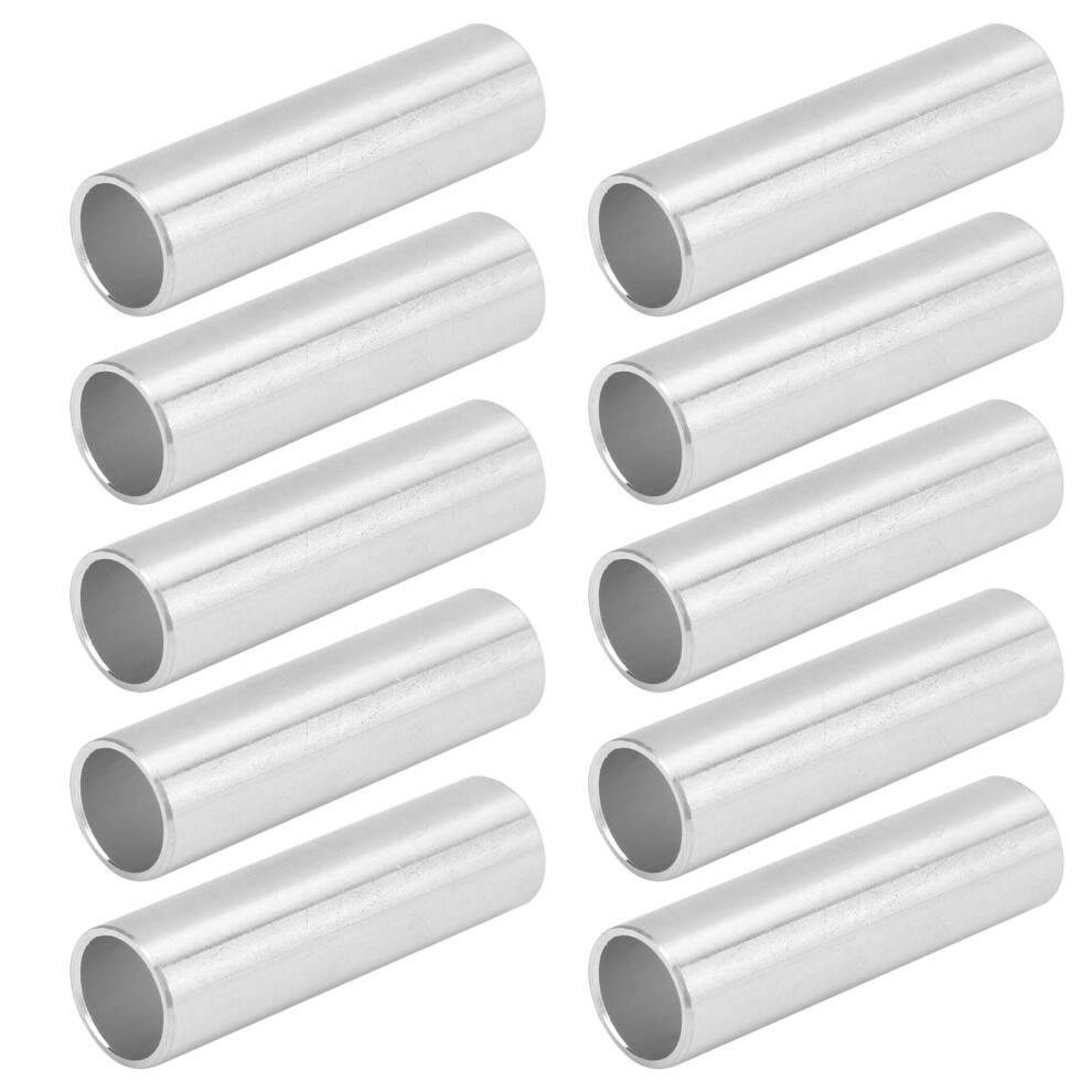 10 Stück Aluminiumrohr, rund, gerade,