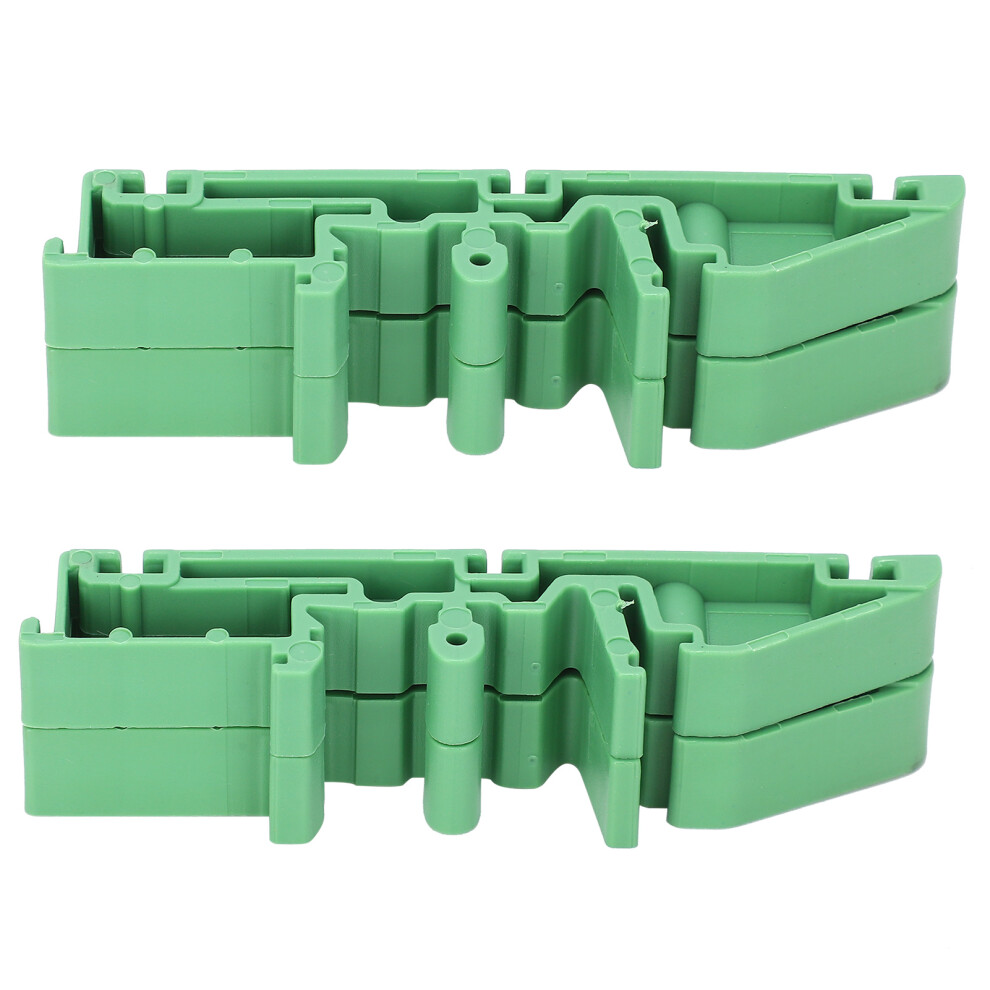 2 Set Circuit Board Bracket C45 Din Rail Mounting Adapter With Screws 5091378821729