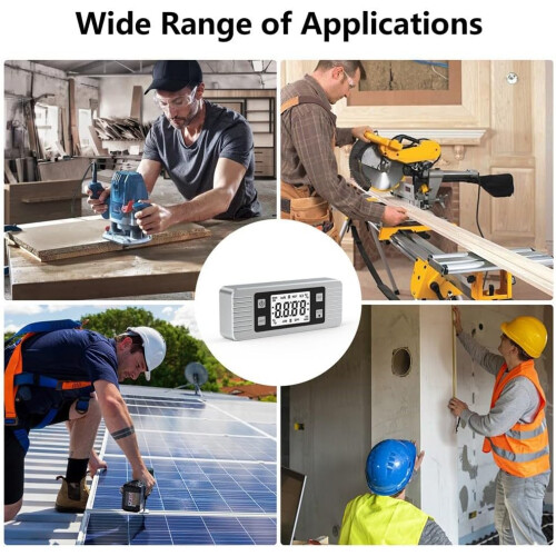 Digital Protractor Inclinometer Level Angle Meter With Magnet, 90 Degree Ruler, Digital Level Box 2
