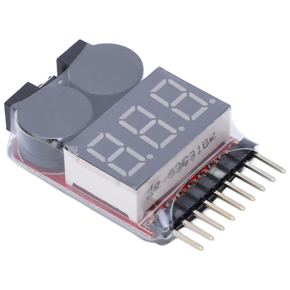 Compact 1-8S Lipo Battery Tester Kit 10Pcs With Low Volt Buzzer Alarm 8471373838392