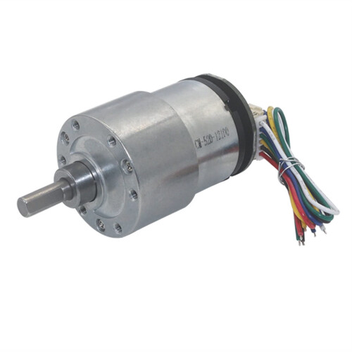 Rotating Electric Smart Car Gear Electronic Starter 12V JGB37520 DIY Micro DC Geared Starter With Encoder 1590rpm