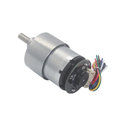 Rotating Electric Smart Car Gear Electronic Starter 12V JGB37520 DIY Micro DC Geared Starter With Encoder 1590rpm 2