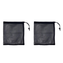 Mesh Bag with Lock Closure Net Bag with License Plate Nylon Mesh Bag with Cable Lock Closure for Golf Balls Pack of 2