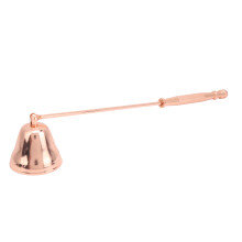 Edelstahl-Teelichtlöscher mit langem Griff, Roségold