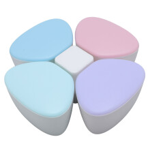 Portable Baby Milk Powder Dispenser 4 Sections 180ml Non Spill Snack Container