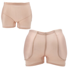 Women's Size L Soft Padded Hip Butt Shaping Panties Breathable Underwear Skin