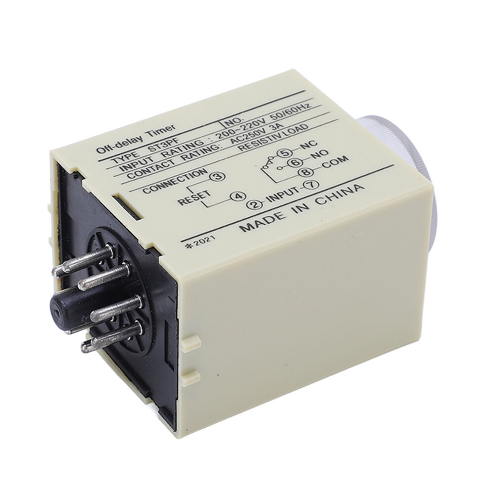 Ac200â220V St3pf Delay Timer Accurate Relay With Strong Pvc Shell 8421373840710
