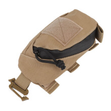 MOLLE Accessory Bag, Outdoor Backpack, Shoulder Strap, Clip On Attachment Bag for Hikers with Security, Travellers, OD Green Khaki