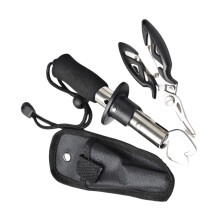 Fish Grippers Stainless Steel Pliers For Fishing, Durable Lip Gripper, Line Cutter, Hook Remover, Storage Bag Included