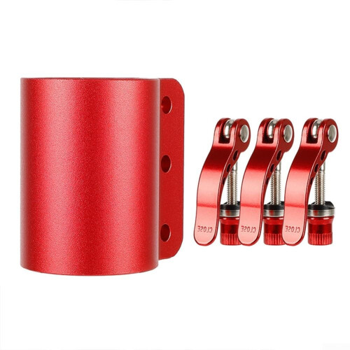 Aluminum Alloy Folding Clamp With Quick Release Three Lock For Kaabo Mantis10 E Scooter Black