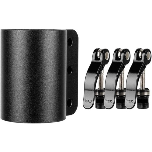 Aluminum Alloy Folding Clamp With Quick Release Three Lock For Kaabo Mantis10 E Scooter Black 1