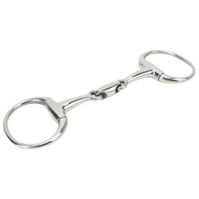 Pferdemaulbit 125 mm Edelstahl O-Ring Sängel Zaumzeug Anti-Biss Aussie