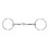 Pferdemaulgebiss, Edelstahl, loser Ring, 8