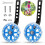 Auxiliary Wheel Children's Bicycle (Blue) 1