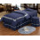 Massage table sheets, skirt, bed cover, 4piece set, soft, solidcolor (Navy) 1