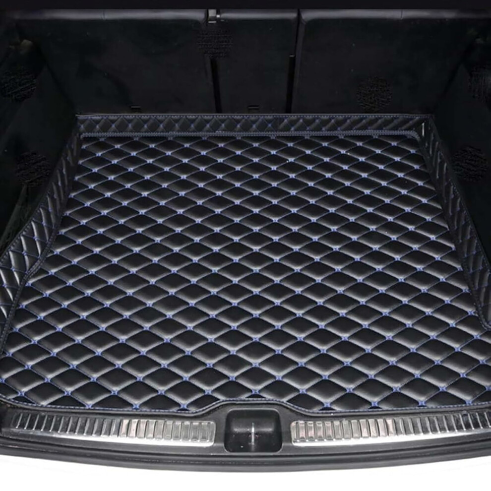 Trunk Mats Leather For Lexus Ux 250H Hybrid 20192022, Tailored Rear Liner, Raised Edges, Waterproof, Antislip, Blackblue 9382693772084