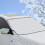 Winter Car Windscreen Cover 147x100cm Foldable Removable Snow Sun 2