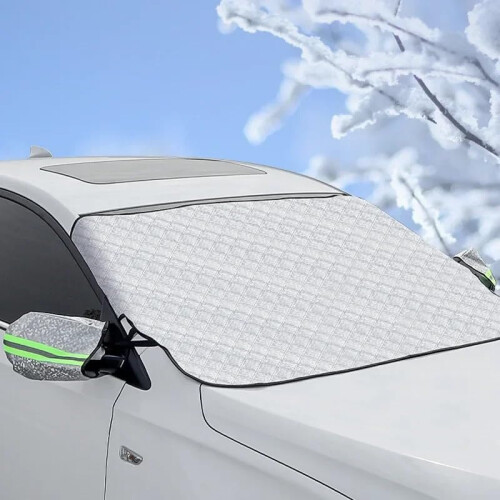 Winter Car Windscreen Cover 147x100cm Foldable Removable Snow Sun 1