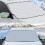 Winter Car Windscreen Cover 147x100cm Foldable Removable Snow Sun 3