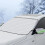Winter Car Windscreen Cover 147x100cm Foldable Removable Snow Sun 4