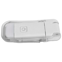 LED-Lesezeichenlampe mit USB-Akku, wiederaufladbar, Clip-on, 3 Helligkeitsstufen