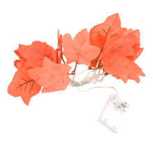 Maple Leaf String Lights Thanksgiving Decorations Waterproof Fall Garland Battery Operated Outdoor Indoor Autumn Harvest Decor For Festival Party