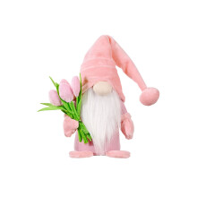 Swedish Tomte Elf, Handmade Plush Gnomes With Eco-Friendly Cloth Fabric, Meaningful Gift For Valentine'S Day, Spring Decorations For Indoor Outdoor