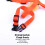 Decorative Carrot Shape Rabbit Leash Set Regulable for Small Pets M 10