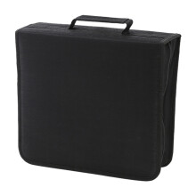 Capacity Storage Organization 256/384 Disc Storage Case Black Nonwoven Fabric Portable Booklet Album Box