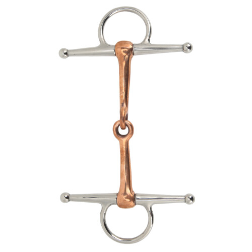 Durable 125mm Full Cheek Horse Snaffle Bit - Safe and Beautiful 1