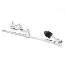 Heavy Duty Adjustable Drum Rack Extension Clamps Replacement for Drummers Silver