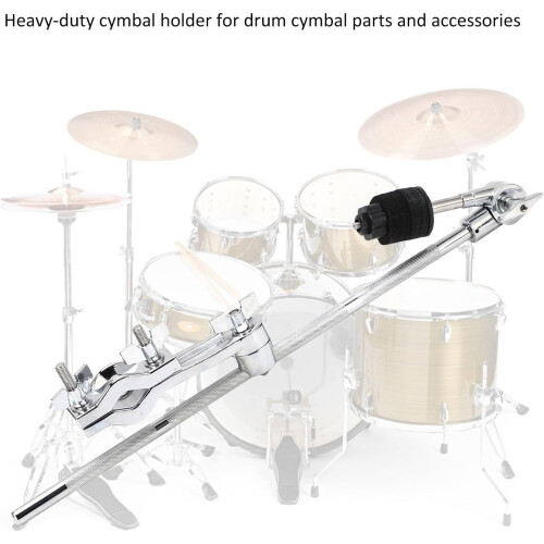 Heavy Duty Adjustable Drum Rack Extension Clamps   Replacement for Drummers  Silver 2