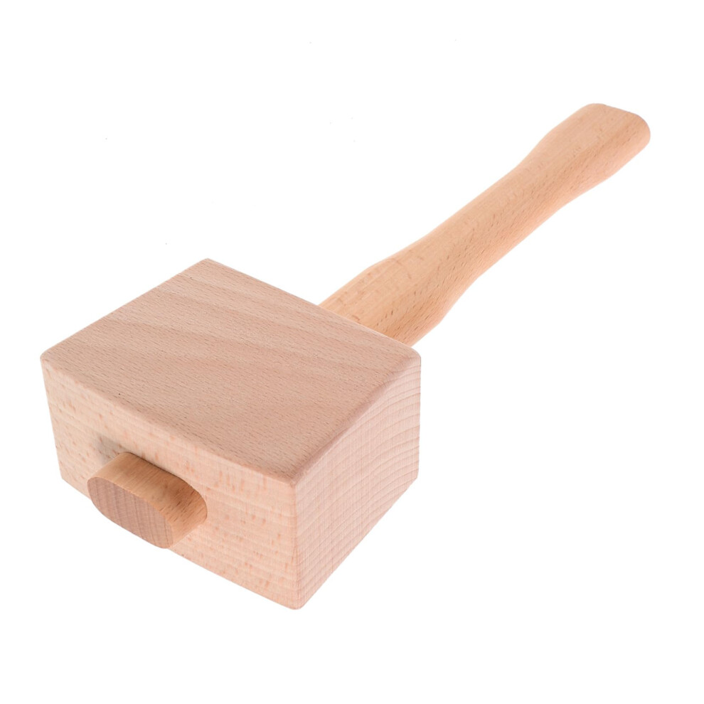 Wooden Mallet Woodworking Beech Wood Ergonomic Handle Carpenter Hand Tool Versatile Craft Hammer For Home Renovations 9382693946263