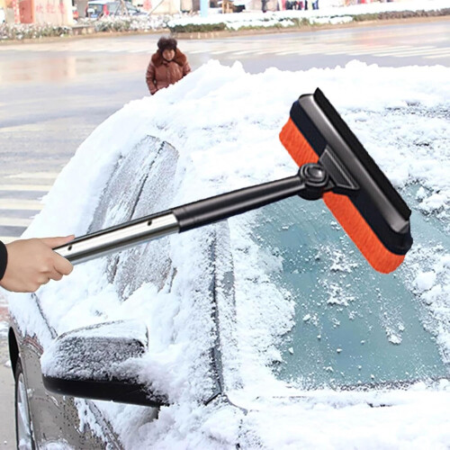 Snow Scraper, Snow Shovel for Driveway  Foldable Portable with Foam Handle 1
