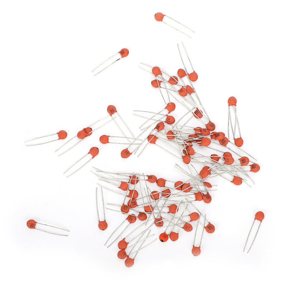 3600Pcs Ceramic Capacitors Kit 1Pf-100Nf, 50V, Axial Lead, Low Power 5051379670726