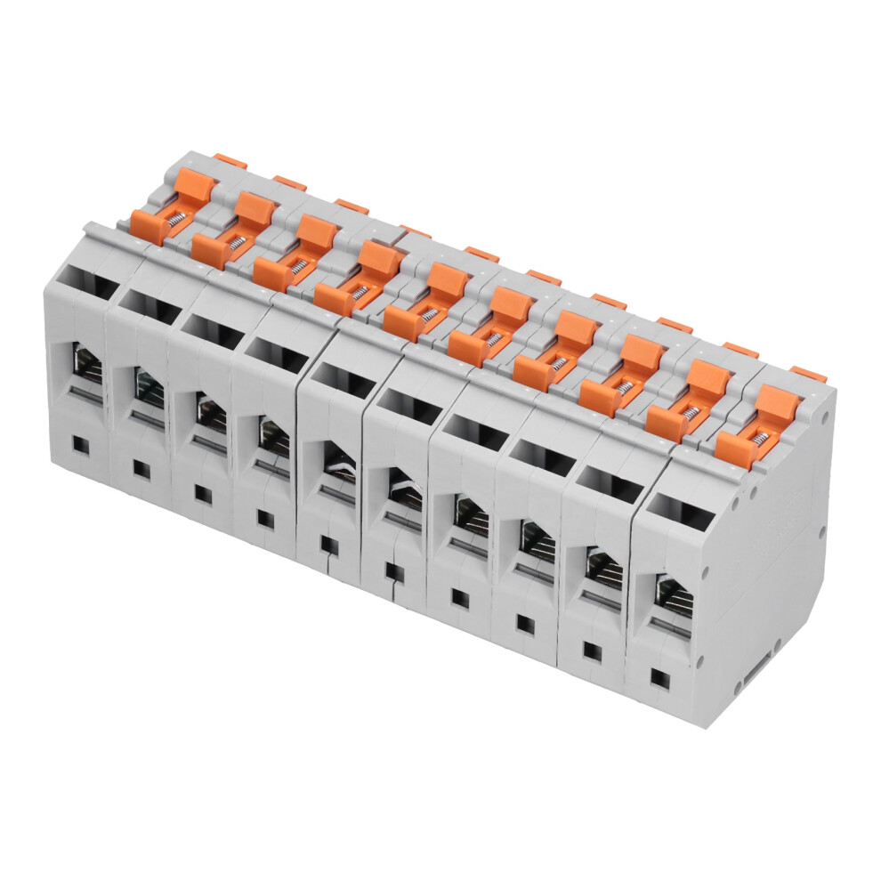 10Pcs Rail Terminal Block Draht Verbindung