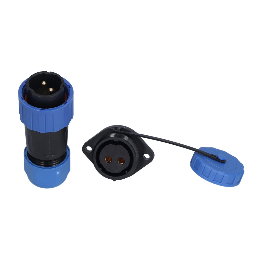IP68 wasserdichte Steckdose mit Flanschanschluss,