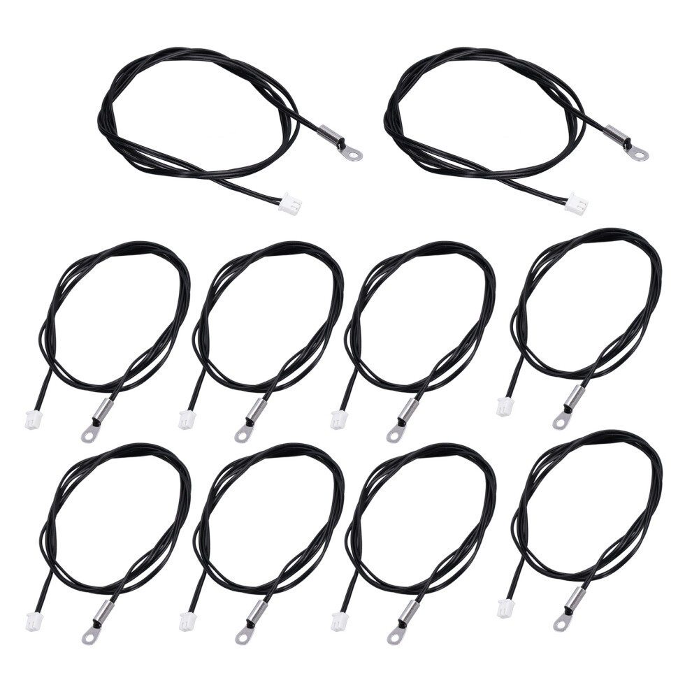 10Pcs Ntc Thermistor Probe - 50K B3950, 1M, Cold Pressed Connector 3401383286437