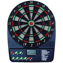 Dart Disc Electronic Soft Tip Dartboard With HD LCD Display, 18159 Game Options, For Indoor And Outdoor Garden Use