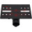 Stable metal adapter for DJ speaker stands, rotatable for sound direction 3