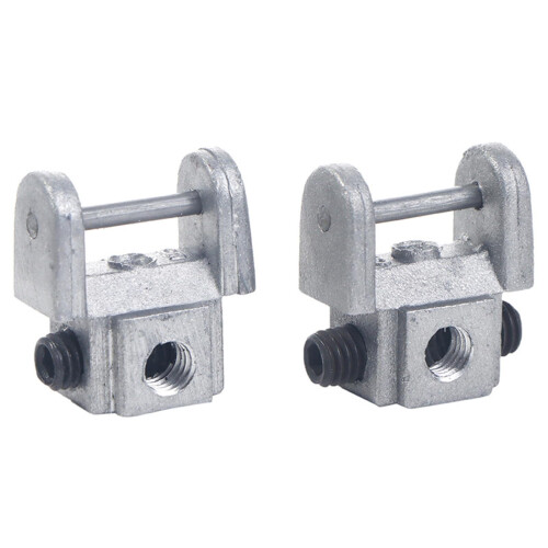 2 Pack Precision Stainless Steel Scroll Saw Holders with Accuracy Alignment for Woodworking