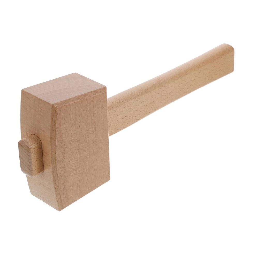 Beechwood Wood Hammer Mallet For Woodworking And Leather Craft, Carpenters Tool, Comfortable Grip, Diy Projects 9347817251845
