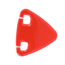 Bike reflectors Rear safety reflectors for night rides, bicycle accessories for women, teenagers adults. Enhances cycling safety. Orange.