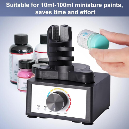 Paint Shaker Mixer, Vortex Design, 3Speed Adjustable, DIY Model Compatible For Acrylic Paints 1
