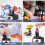 Paint Shaker Mixer, Vortex Design, 3Speed Adjustable, DIY Model Compatible For Acrylic Paints 3